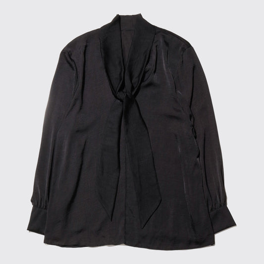 vintage bowtie drape pullover