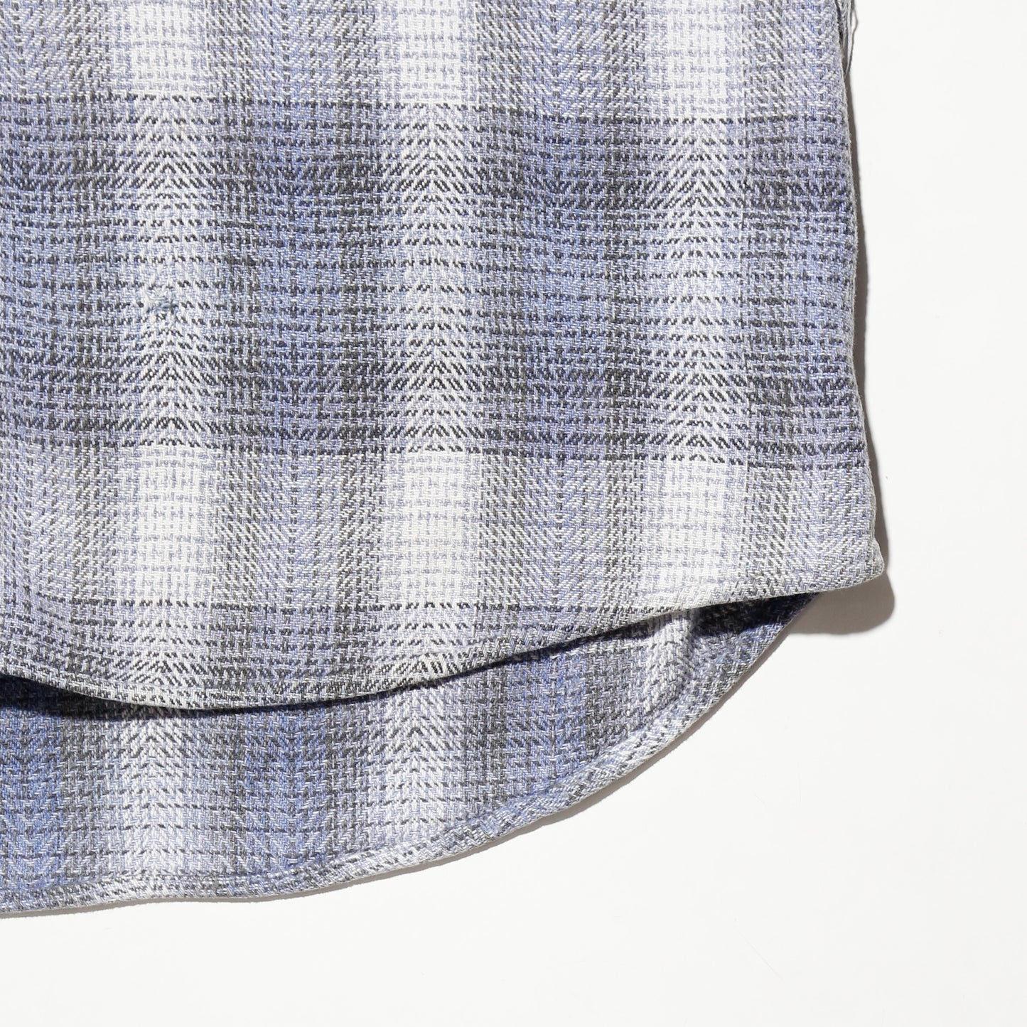 vintage heavy flannel loose check shirt