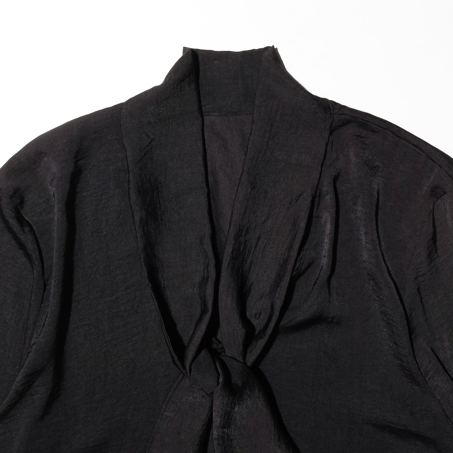 vintage bowtie drape pullover