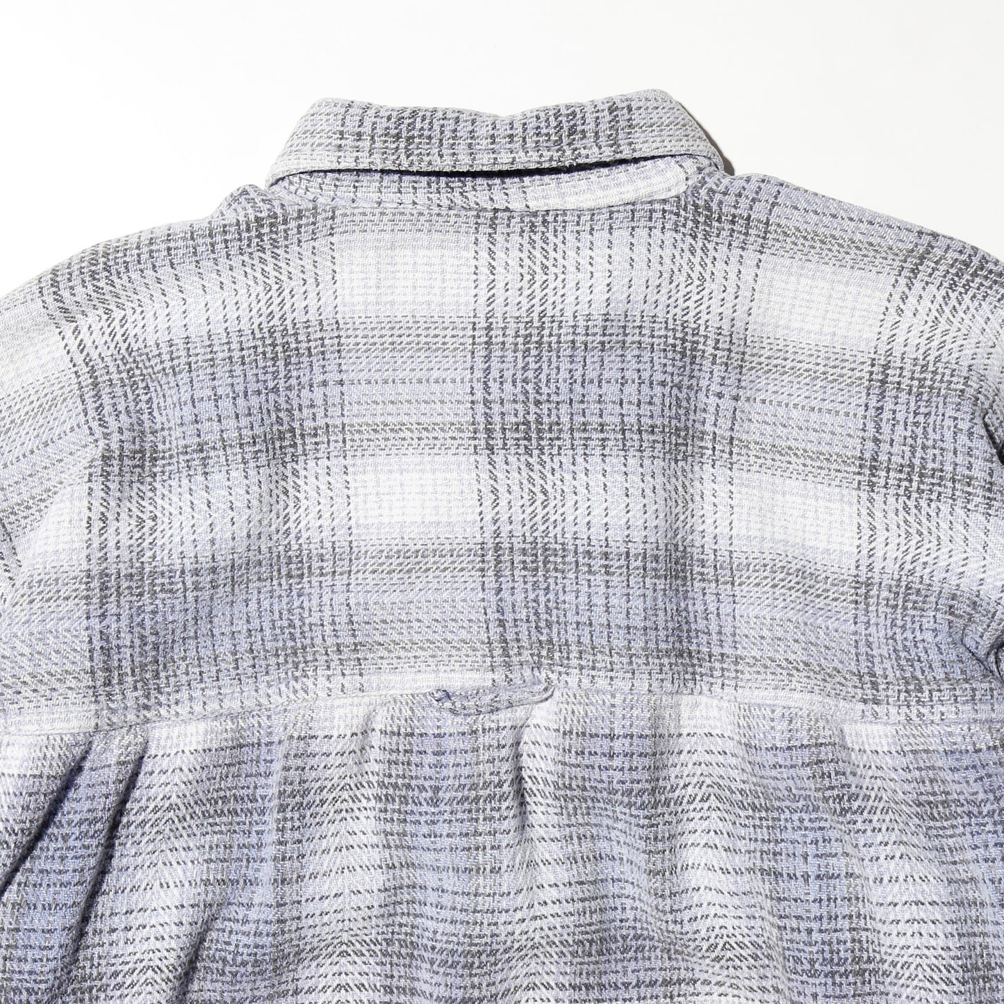 vintage heavy flannel loose check shirt