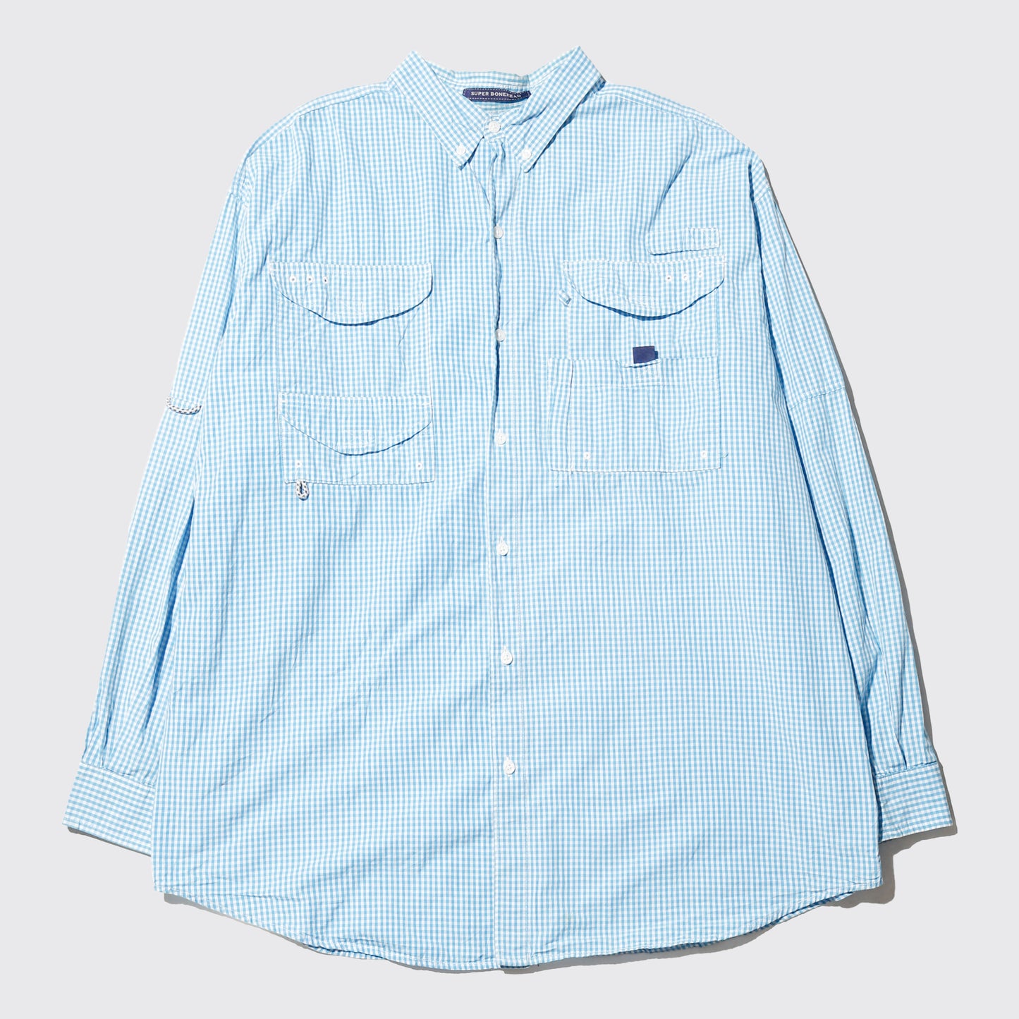 vintage columbia pfg gimgam check fishing shirt