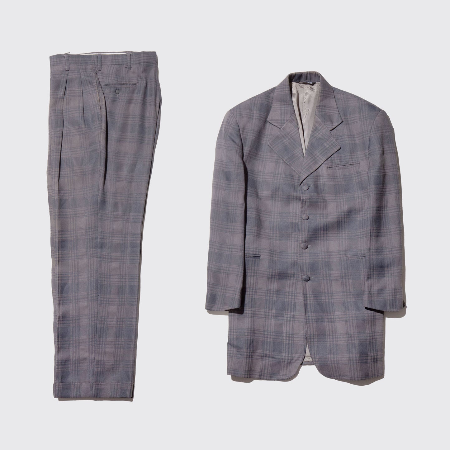 vintage check zoot set up