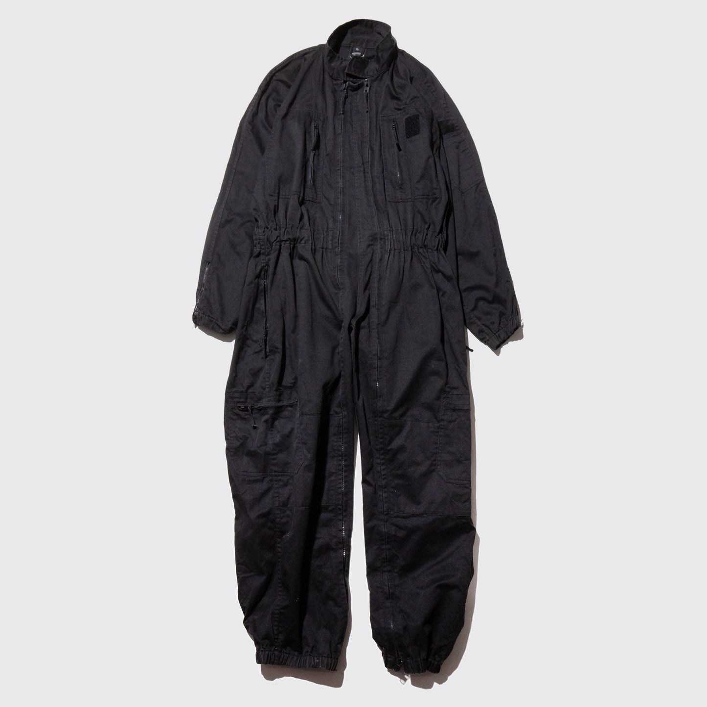 vintage dual zip parachute jump suit