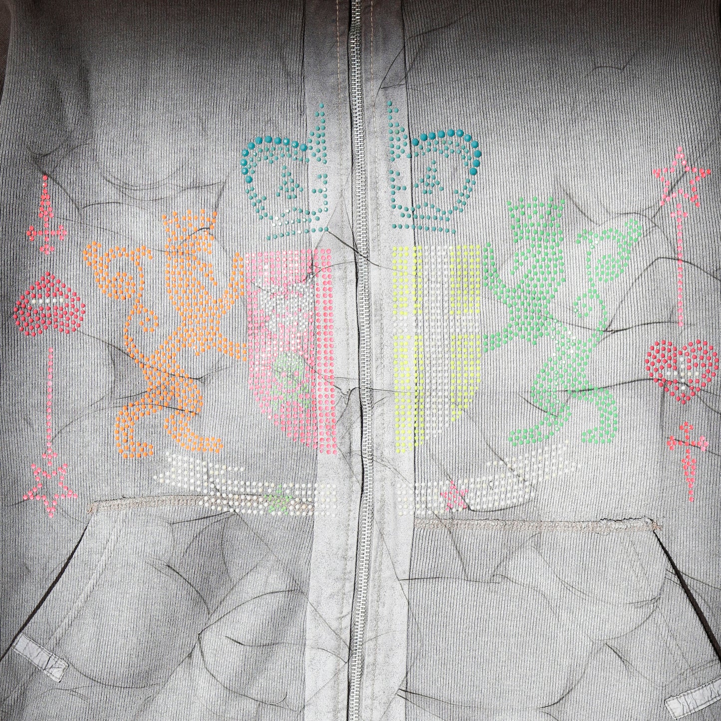 vintage 00's coat of arms cult track jacket