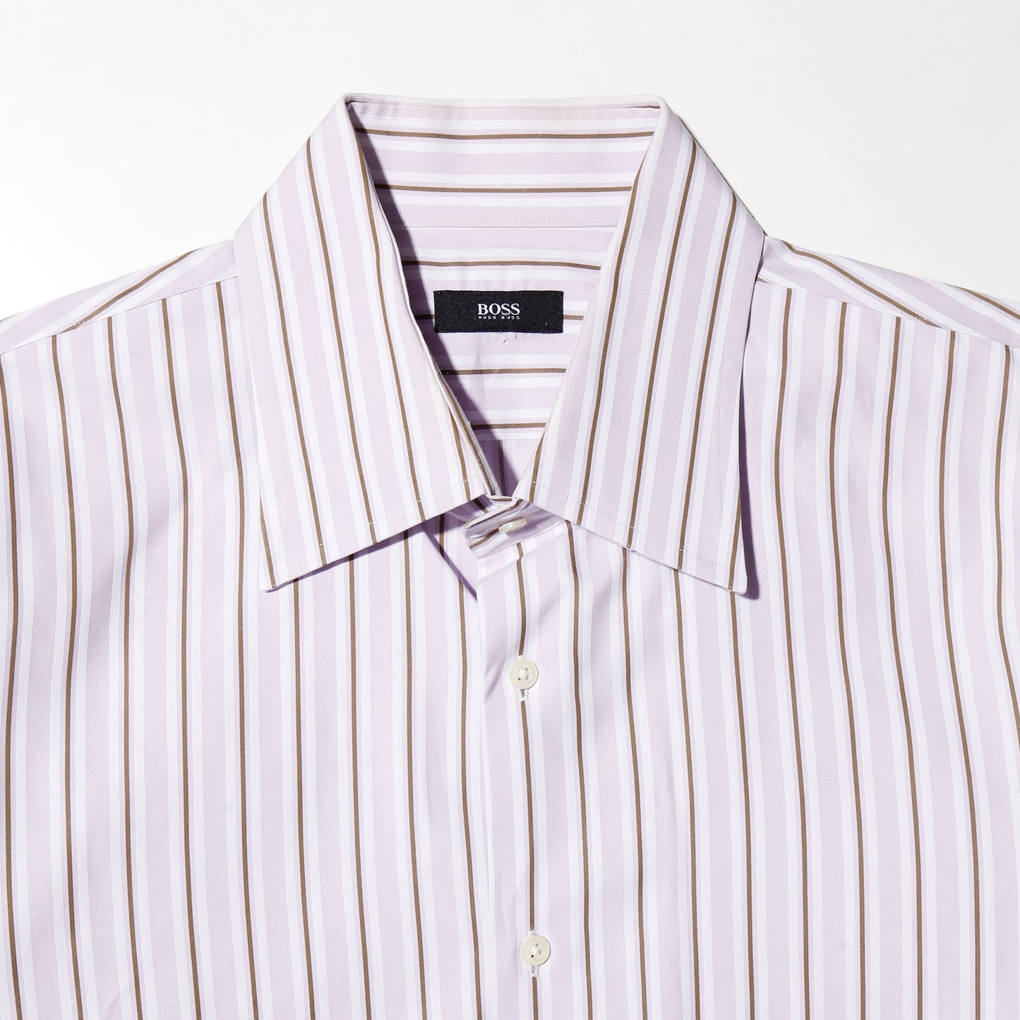 vintage hugo boss pink stripe dress shirt