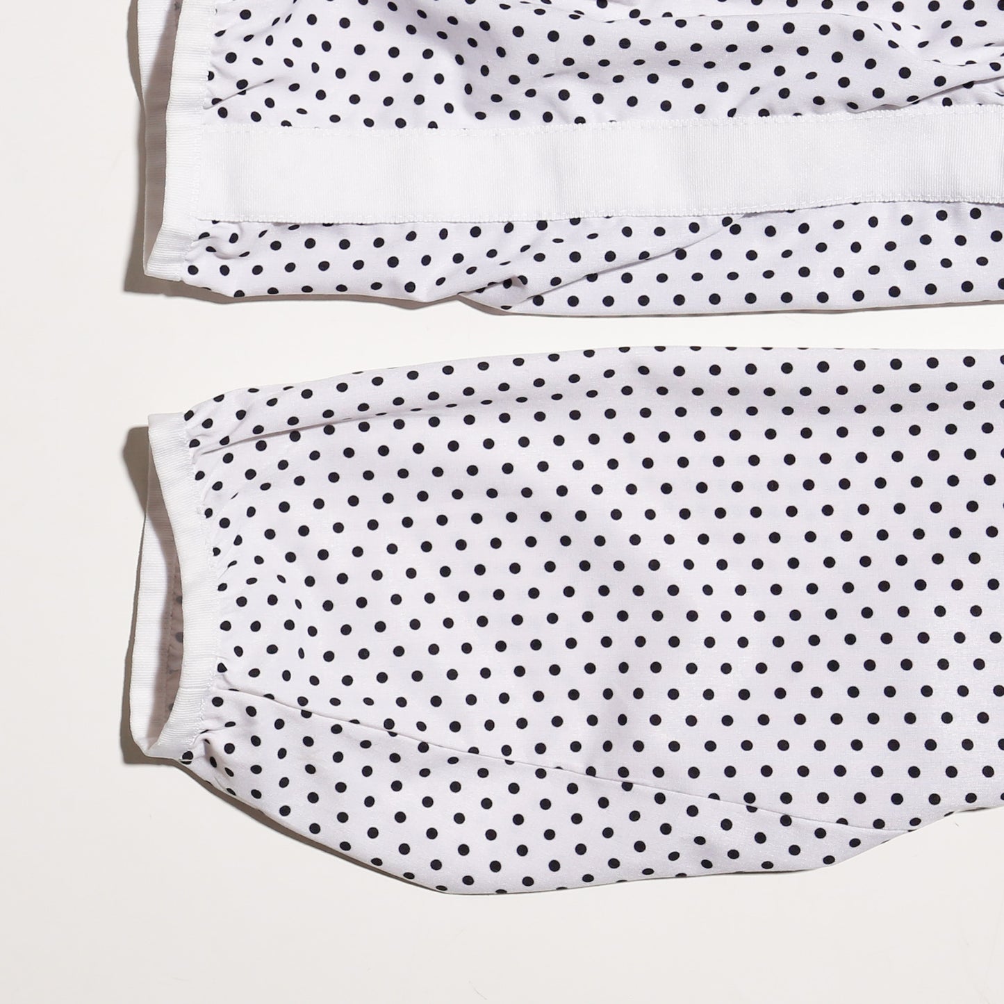 remake irregular gathering dots track jacket