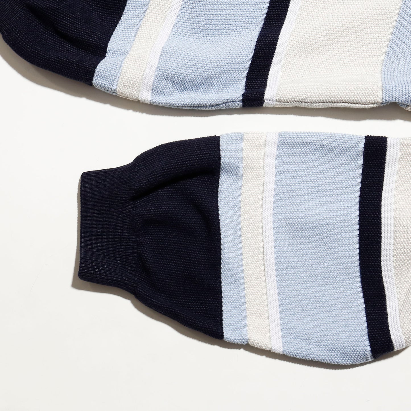 vintage border summer knit polo l/s