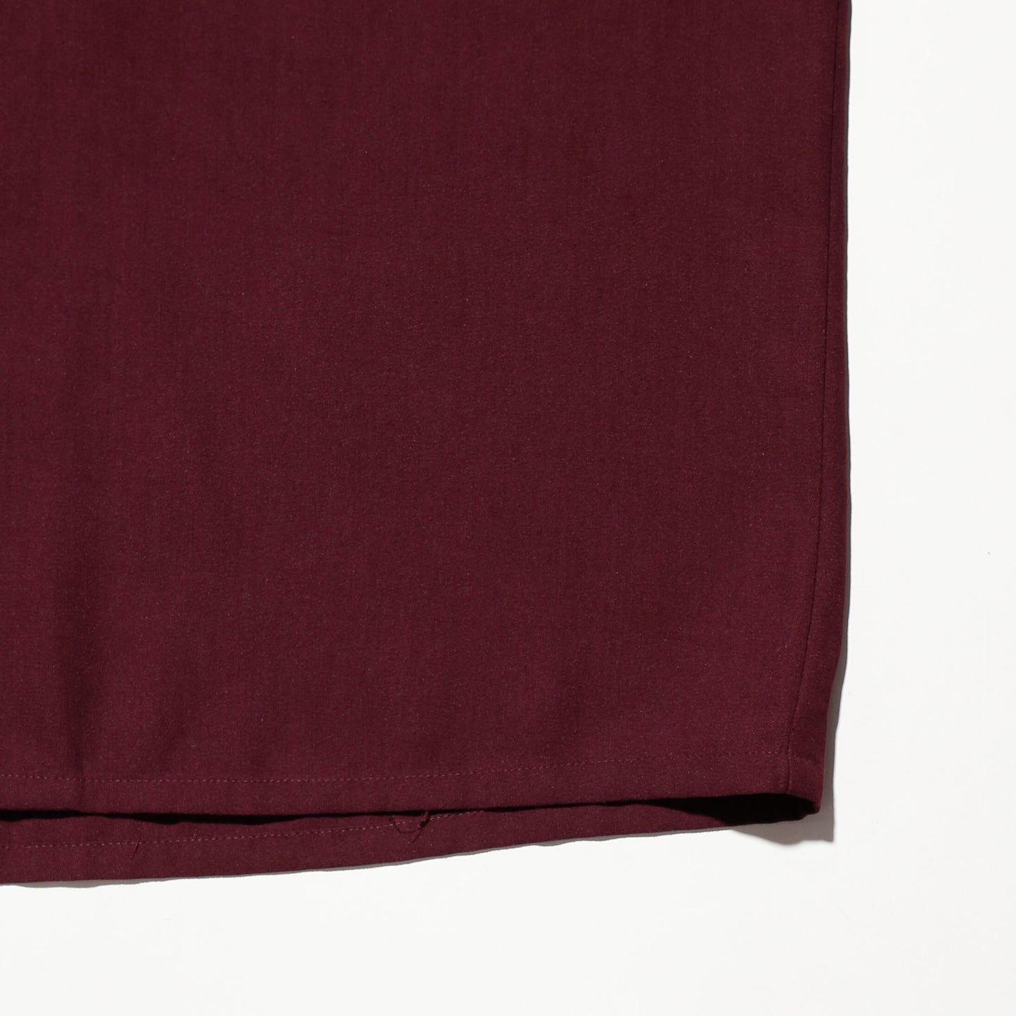 vintage burgundy open collar shirt