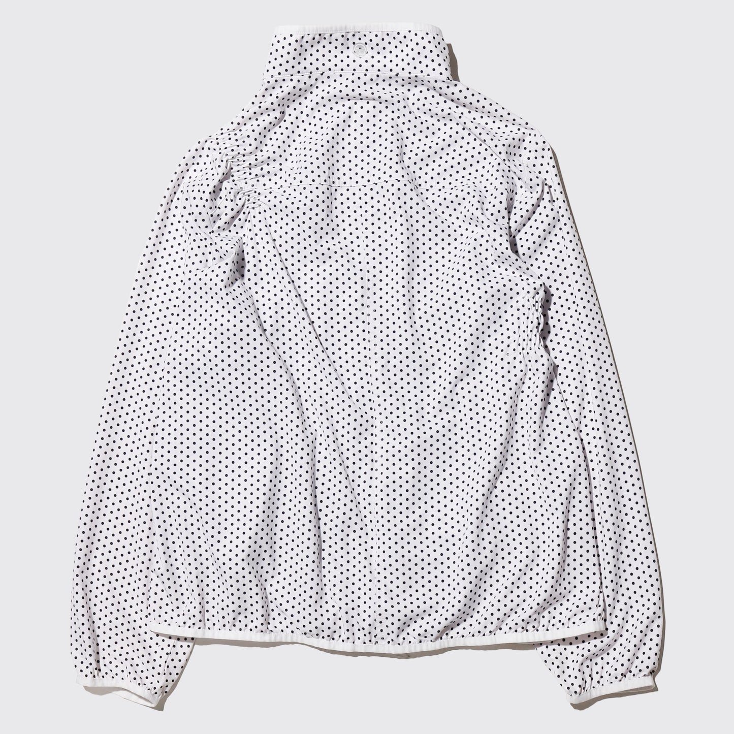 remake irregular gathering dots track jacket