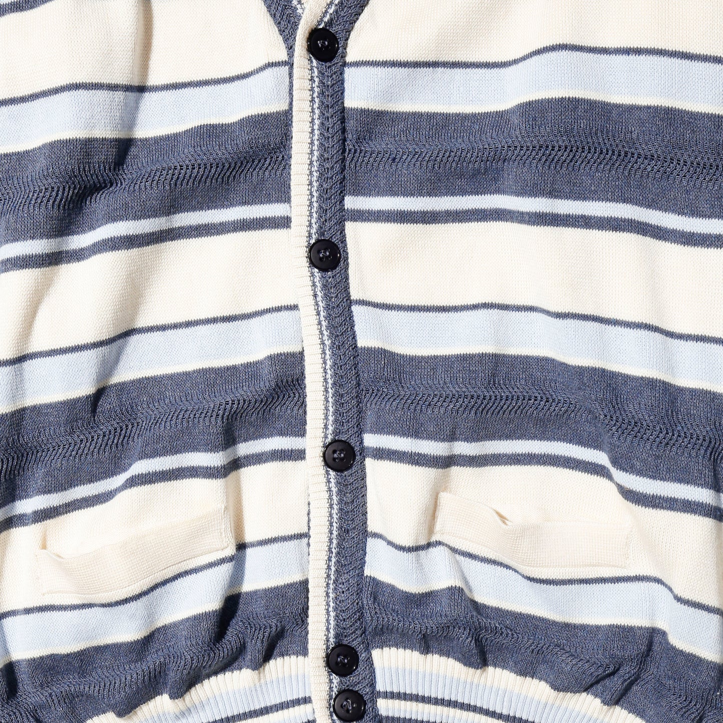 vintage border summer knit cardigan