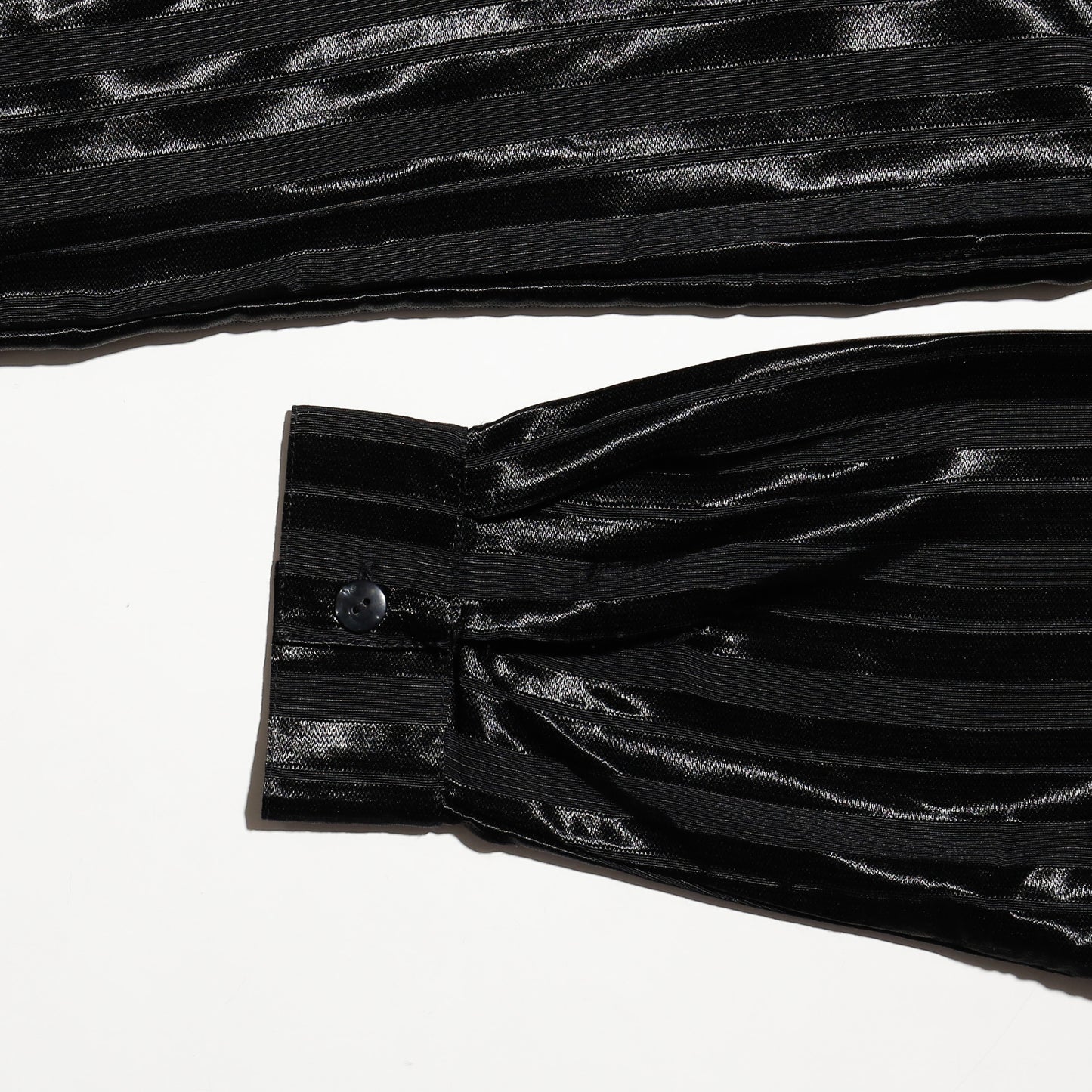 vintage stripe satin shirt