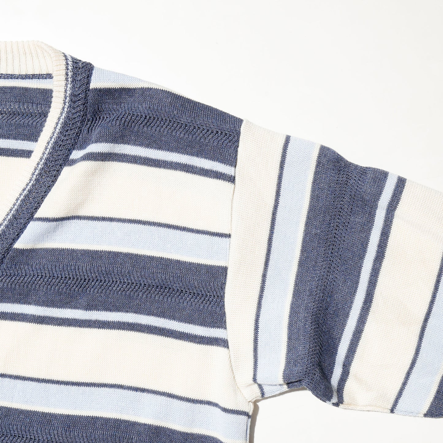 vintage border summer knit cardigan