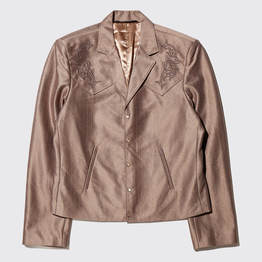 vintage broderie western jacket