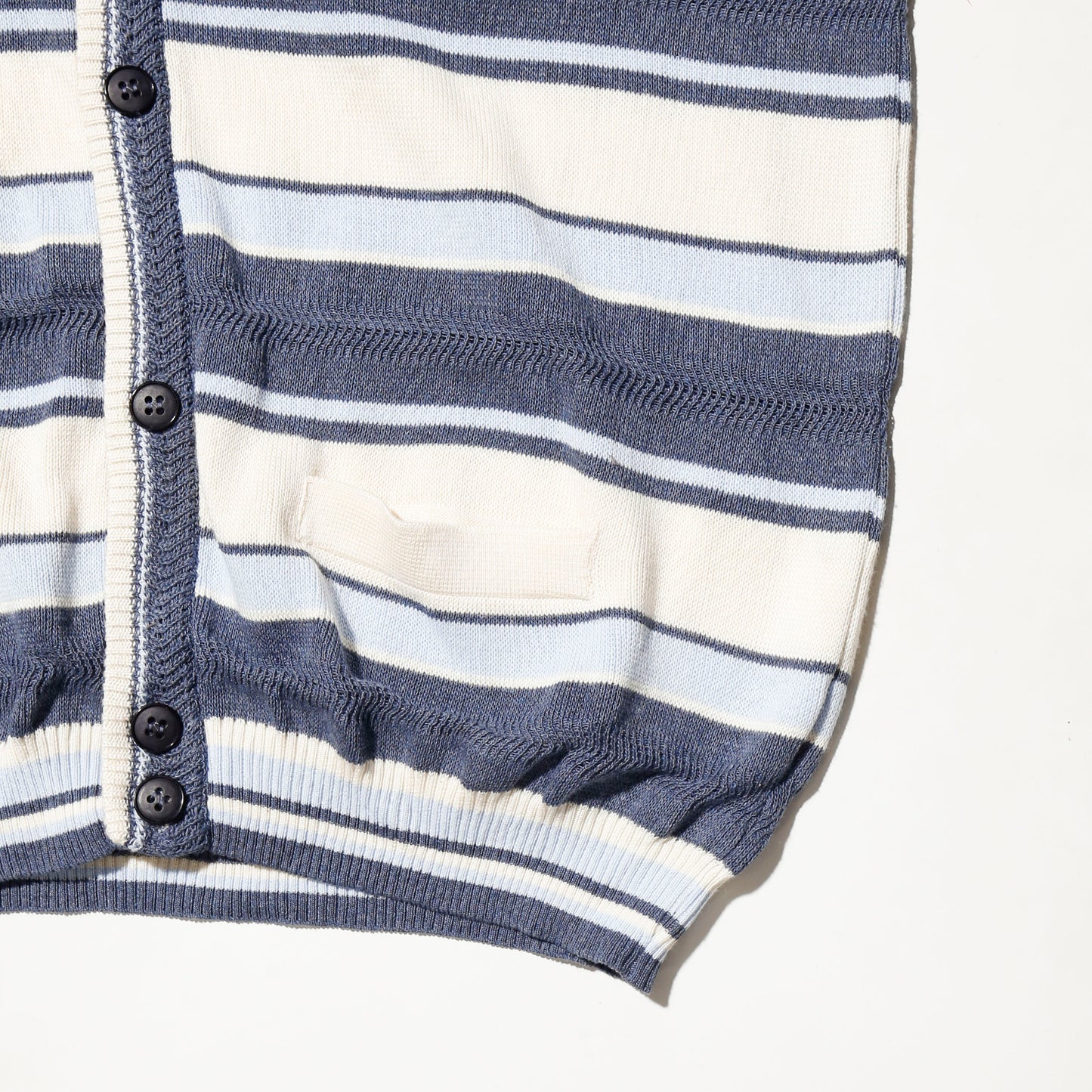vintage border summer knit cardigan