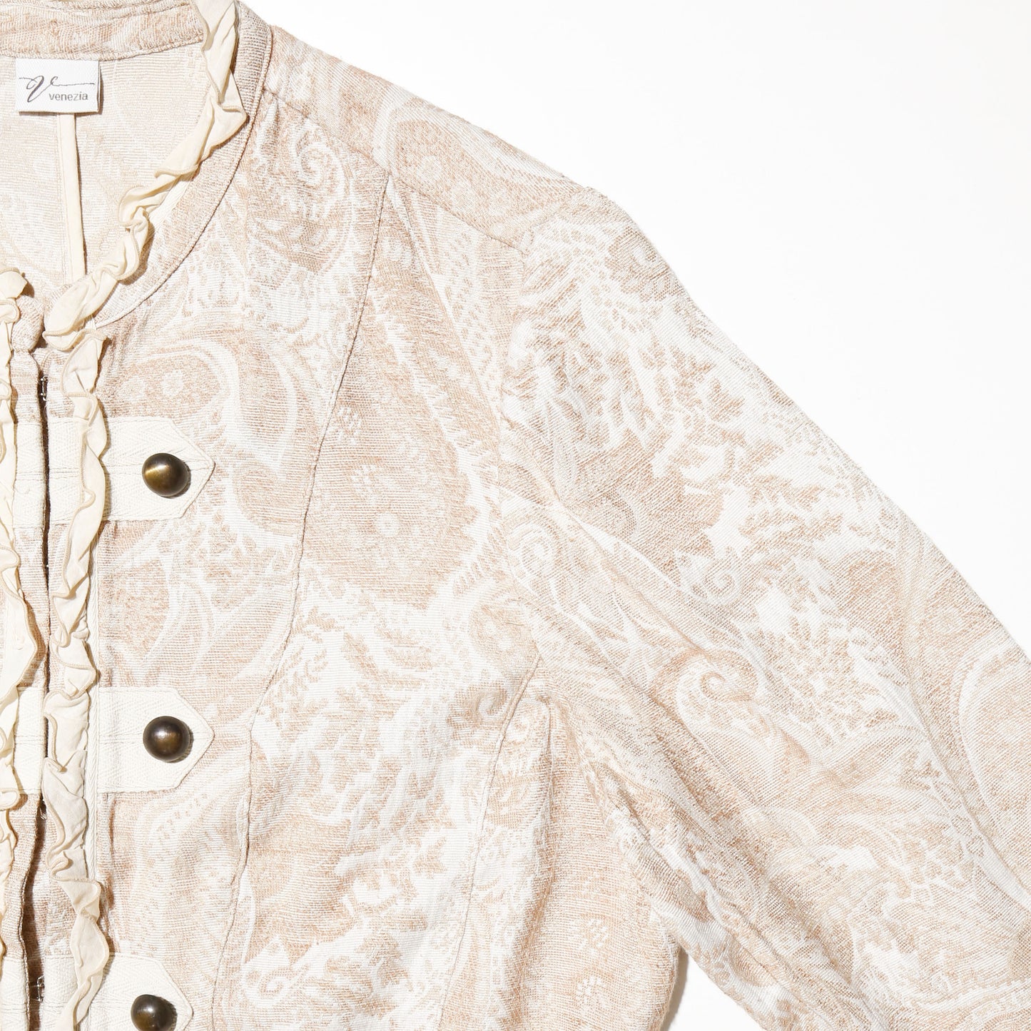 vintage jacquard napoleon jacket