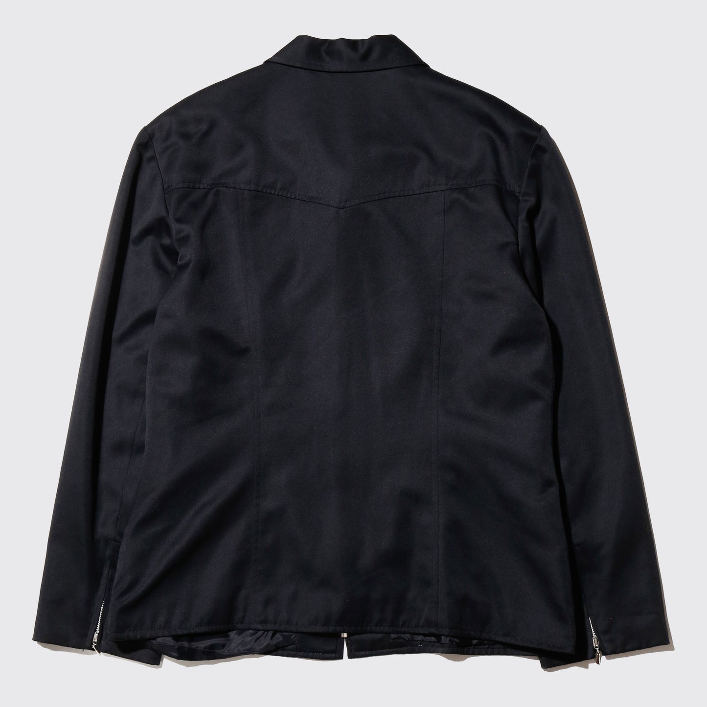 vintage satin zipped jacket