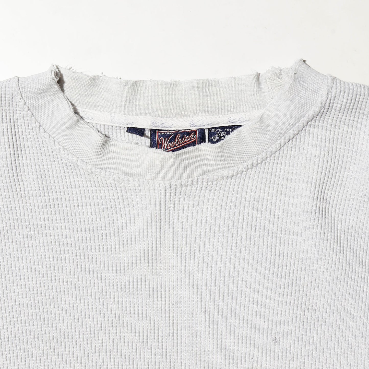*one-off broken thermal cut sew, with copper badge