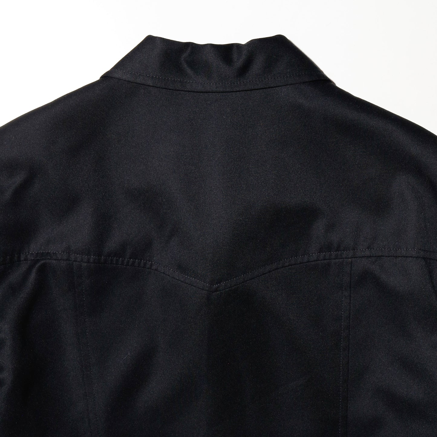 vintage satin zipped jacket