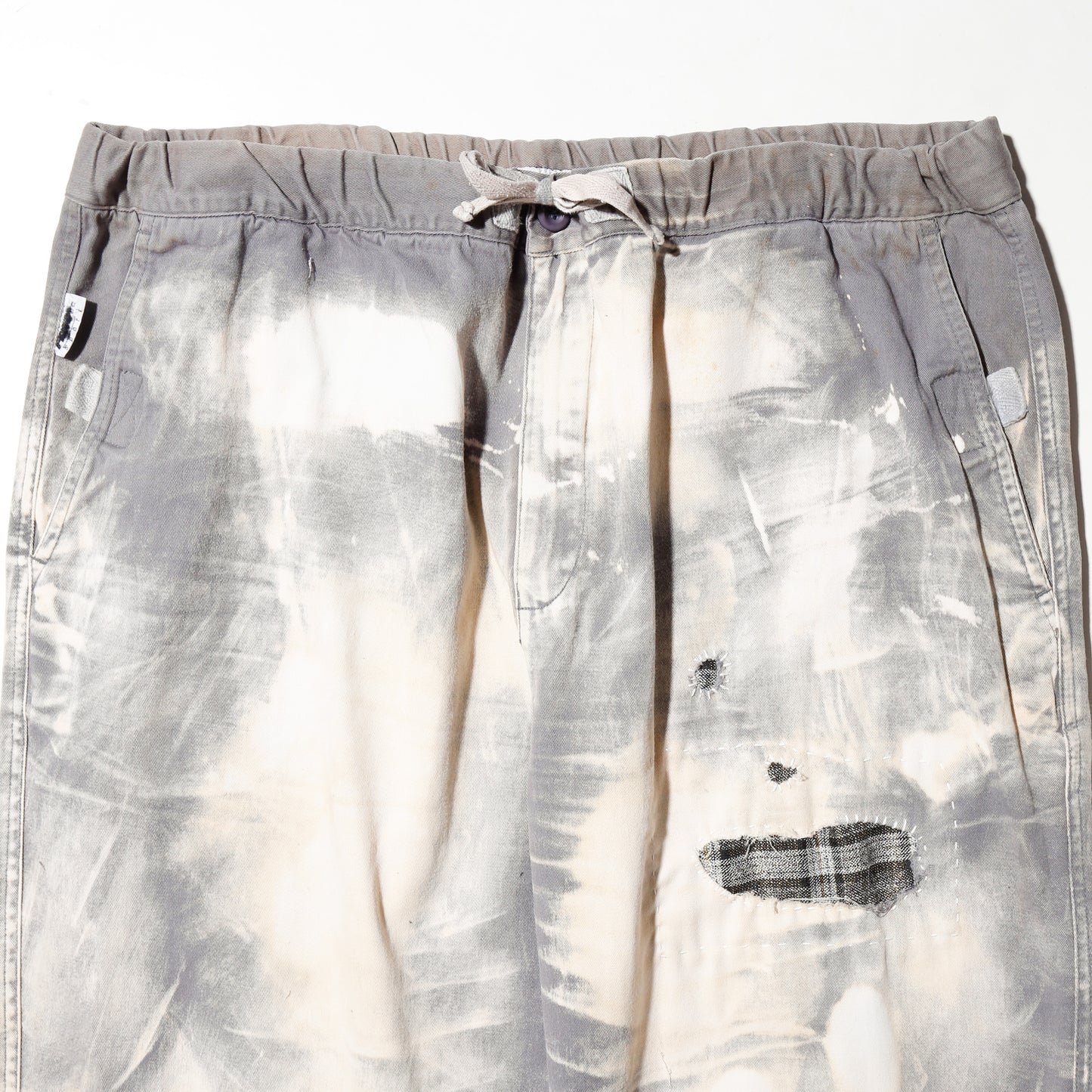 *one-off acid repaired  trousers