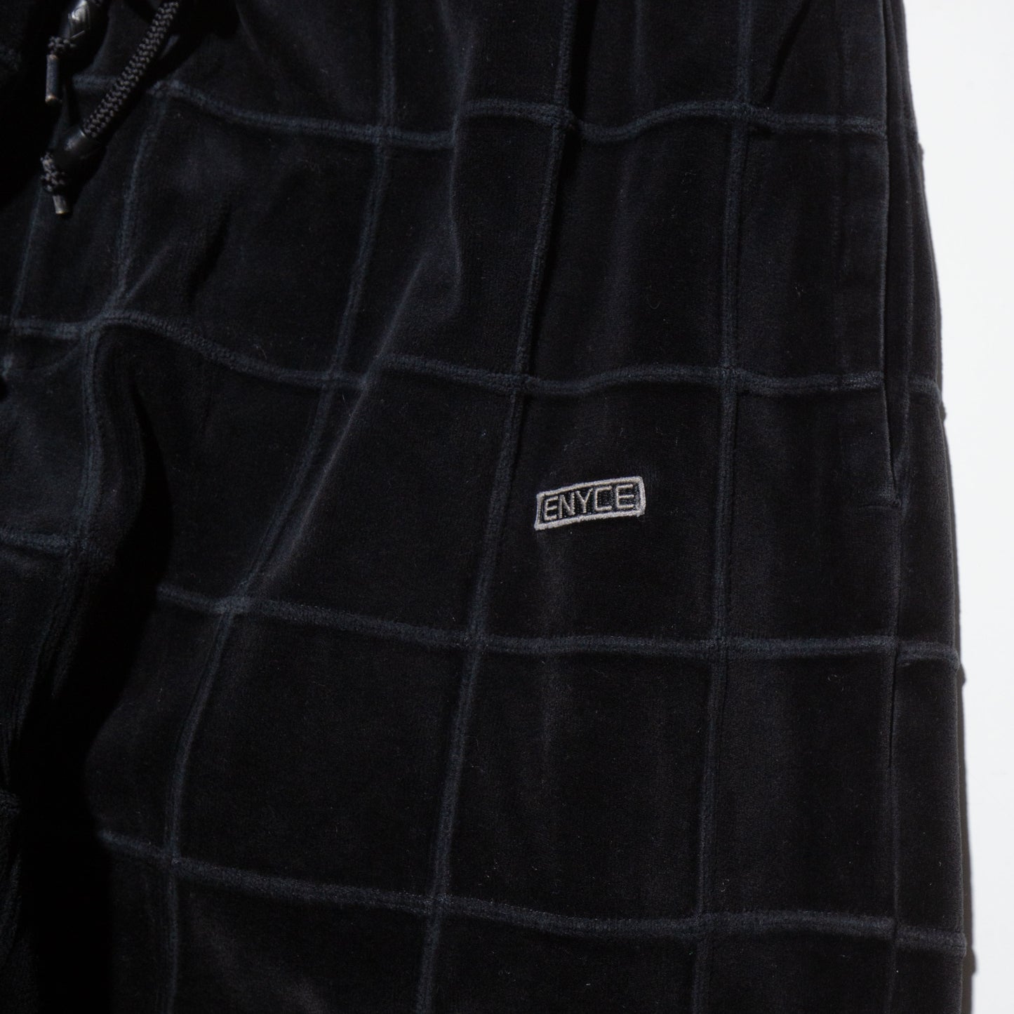 vintage Enyce grid velour baggy pants