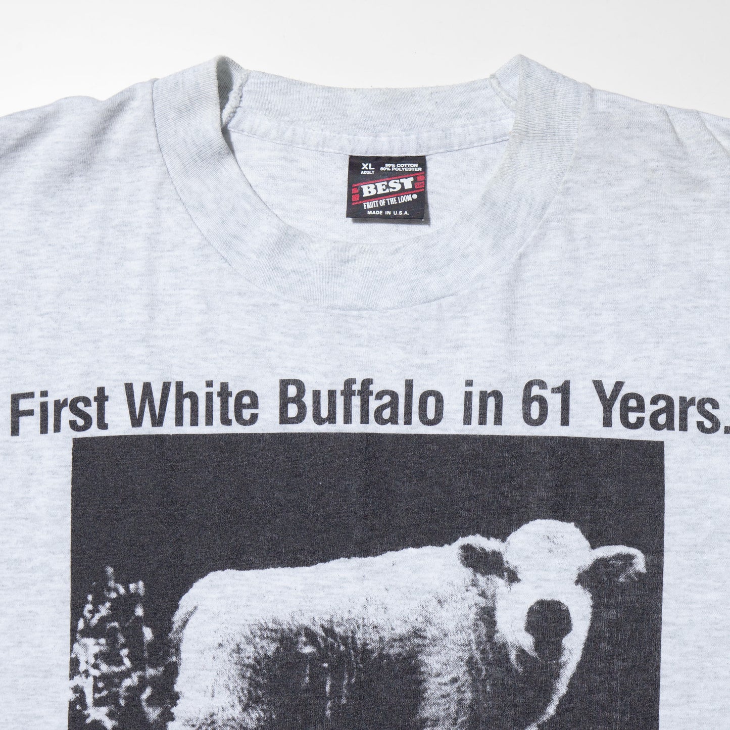 vintage 90's white buffalo t-shirt