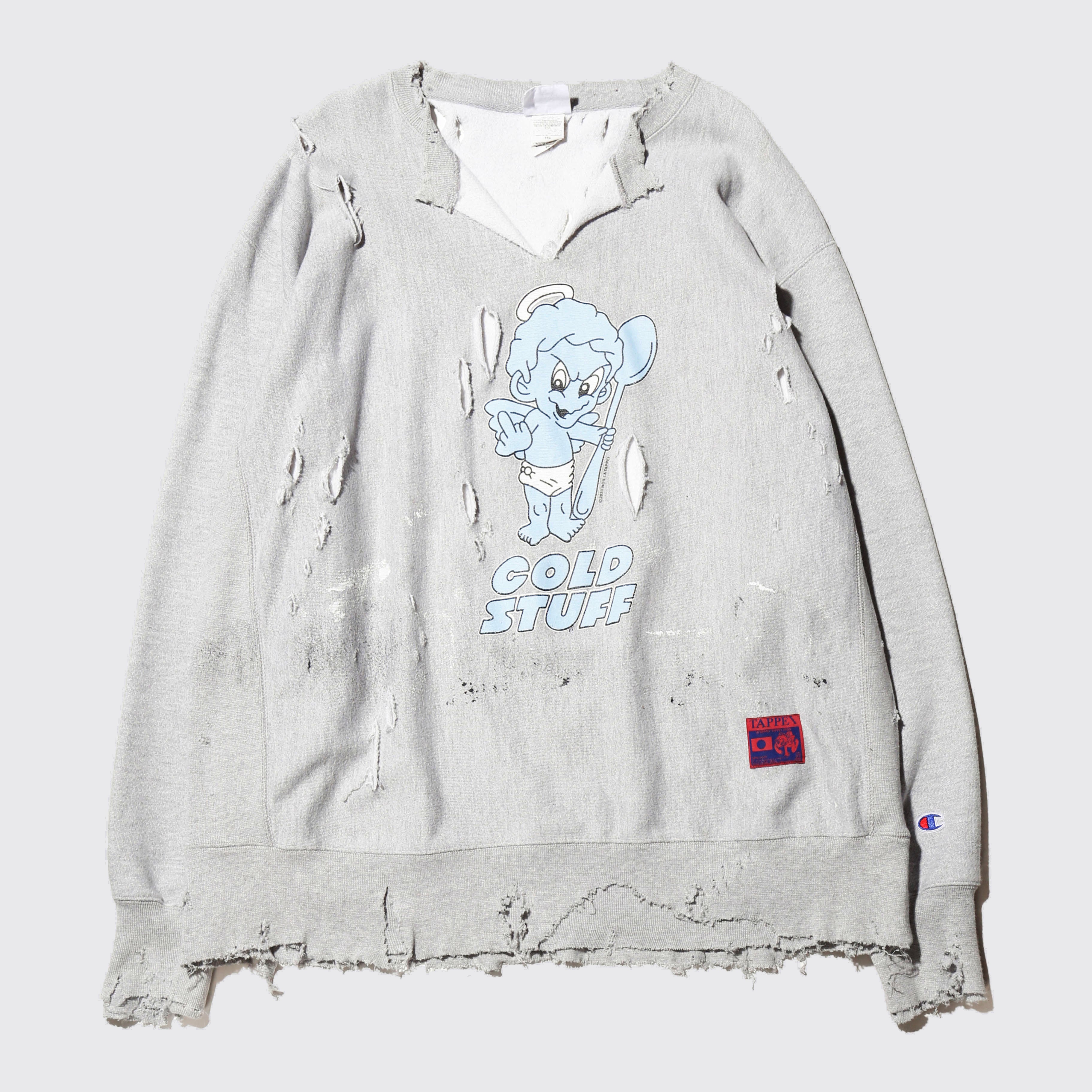 NOILL - vintage remake sweat noil REMAKE INSIDEOUT REVERSIBLE SWEAT