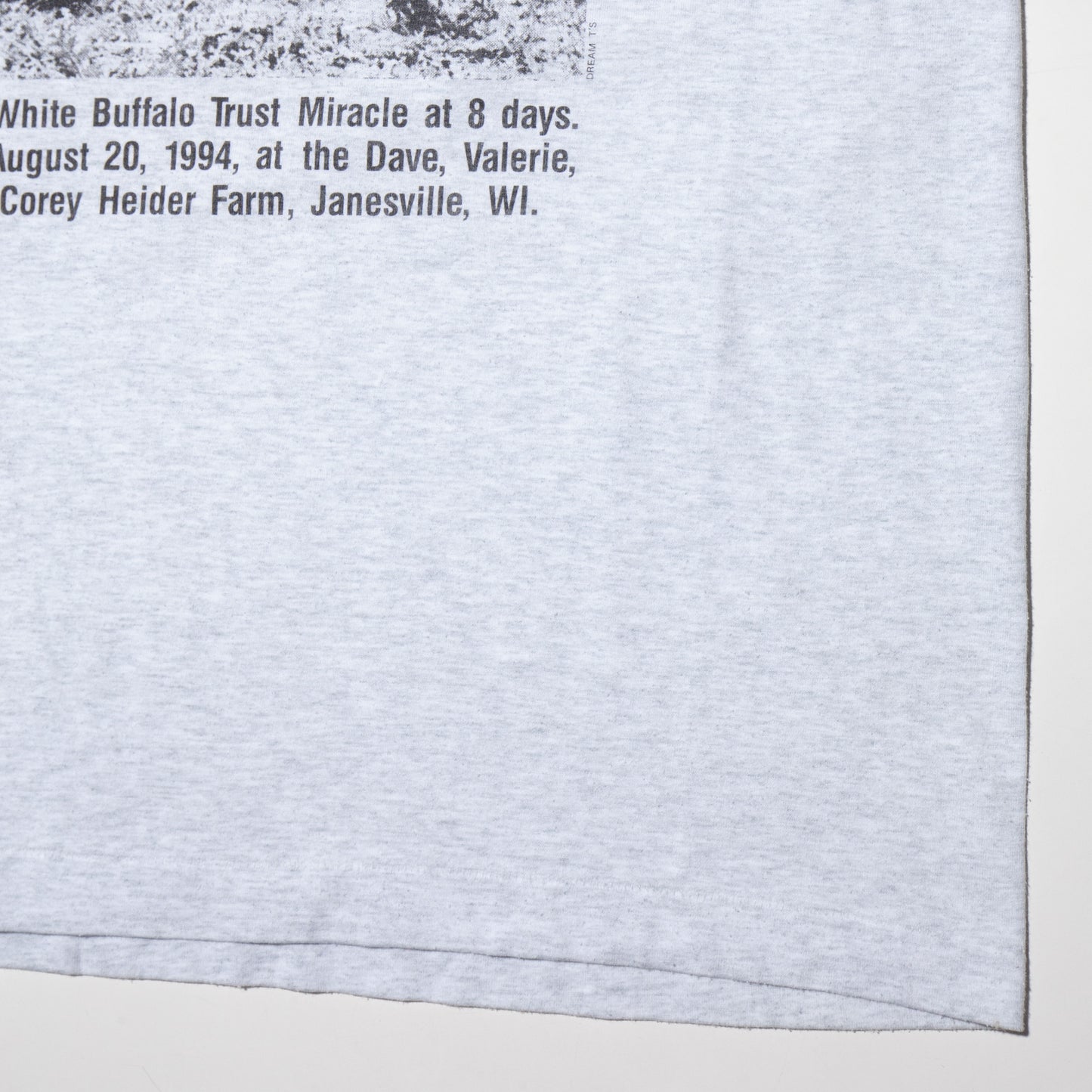vintage 90's white buffalo t-shirt