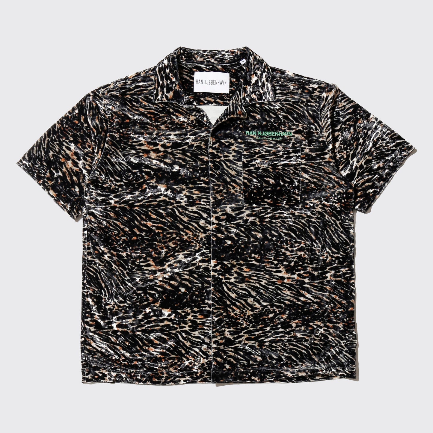 Han Kjøbenhavn leo velvet summer shirt