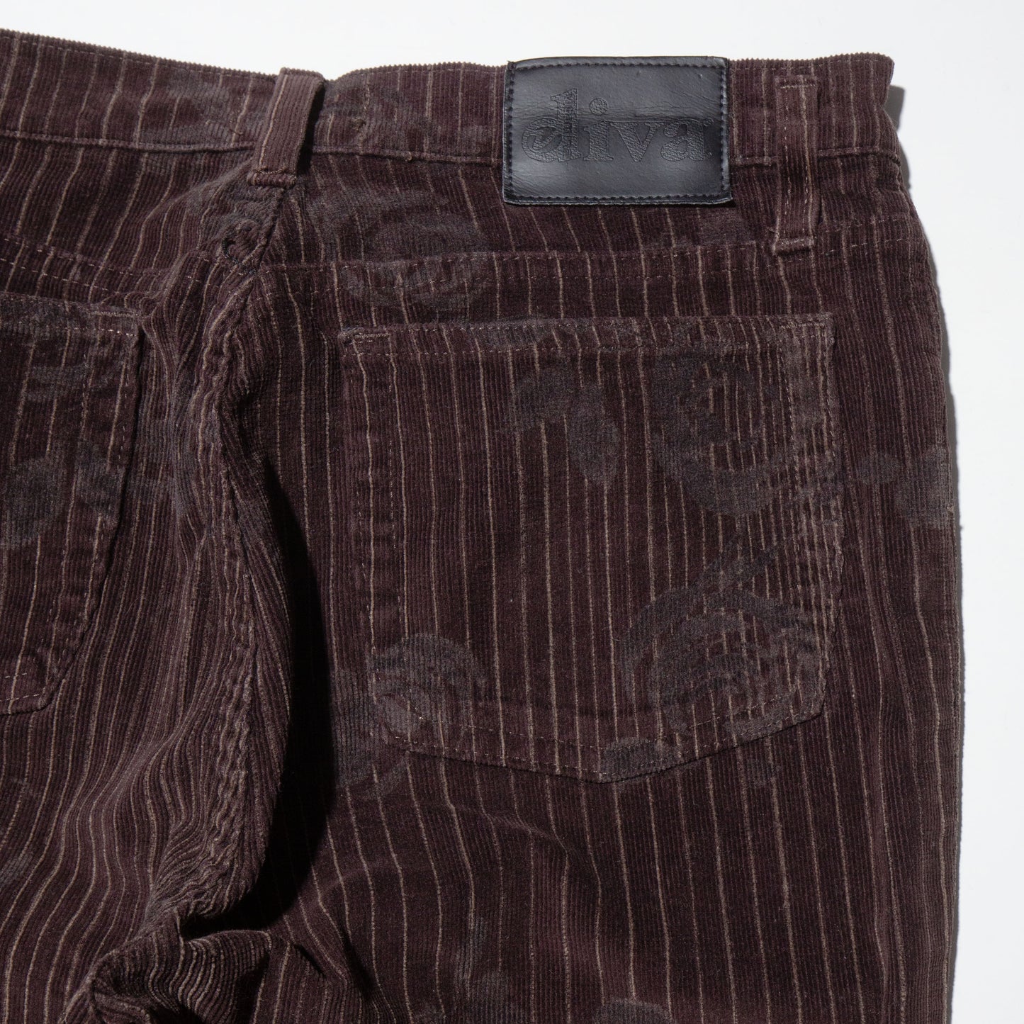 vintage rose corduroy 5p trousers