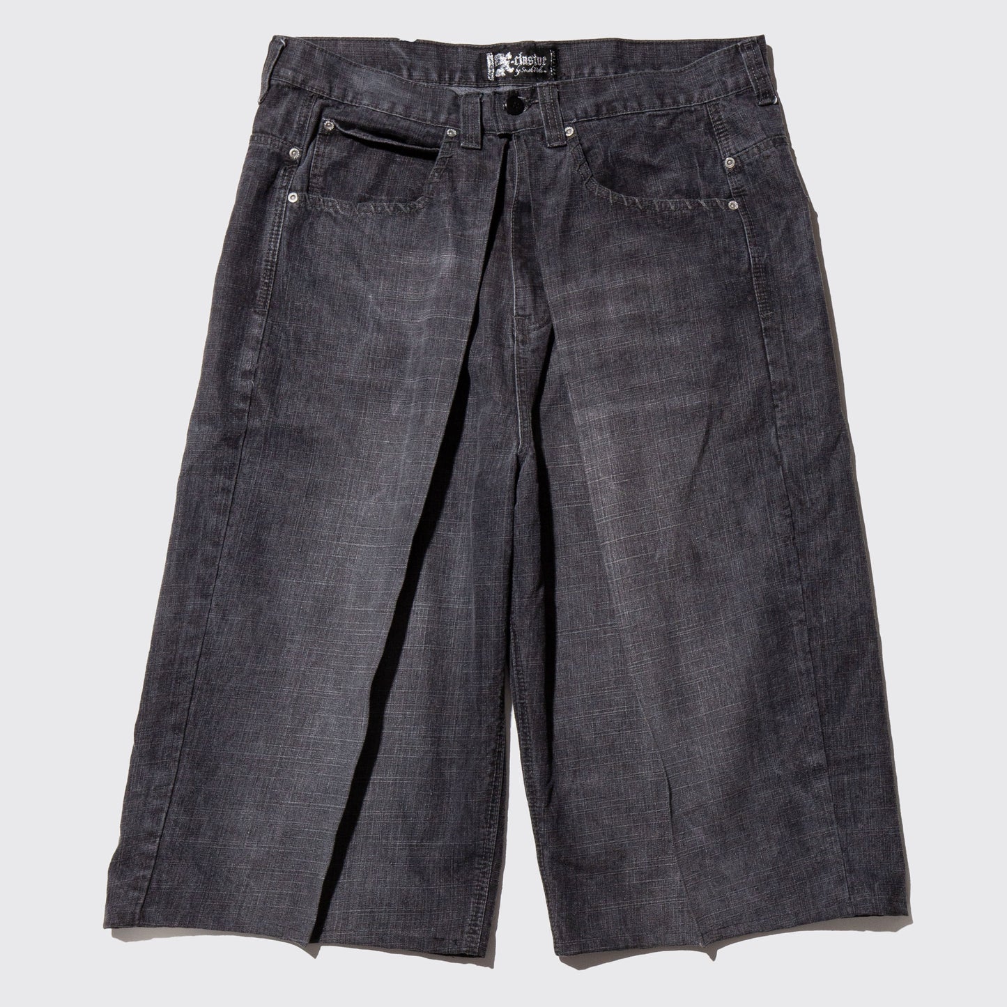 vintage chicano tuck cropped baggy shorts