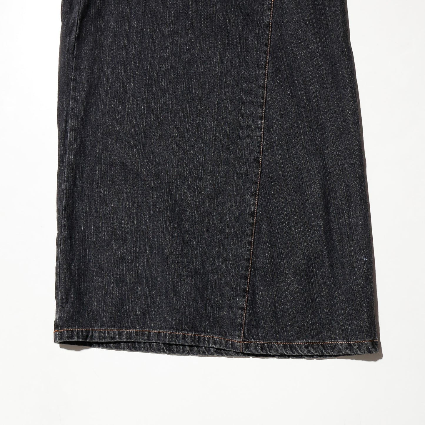 vintage super wide denim shorts