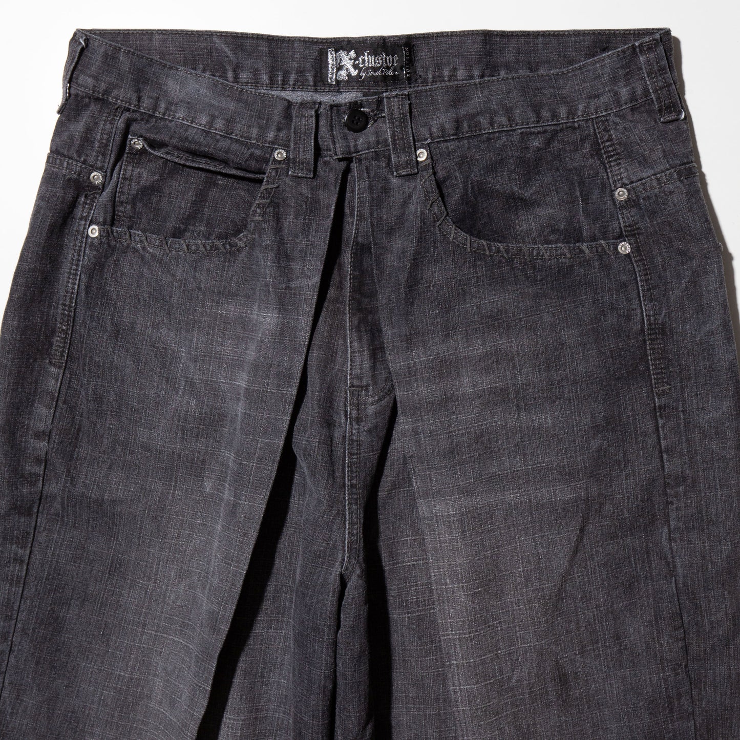 vintage chicano tuck cropped baggy shorts