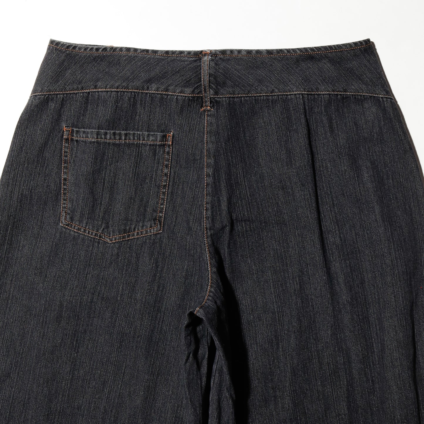 vintage super wide denim shorts