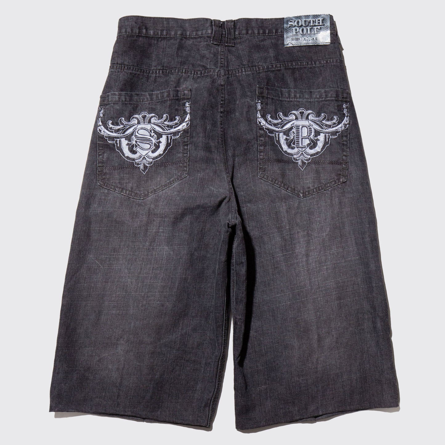 vintage chicano tuck cropped baggy shorts