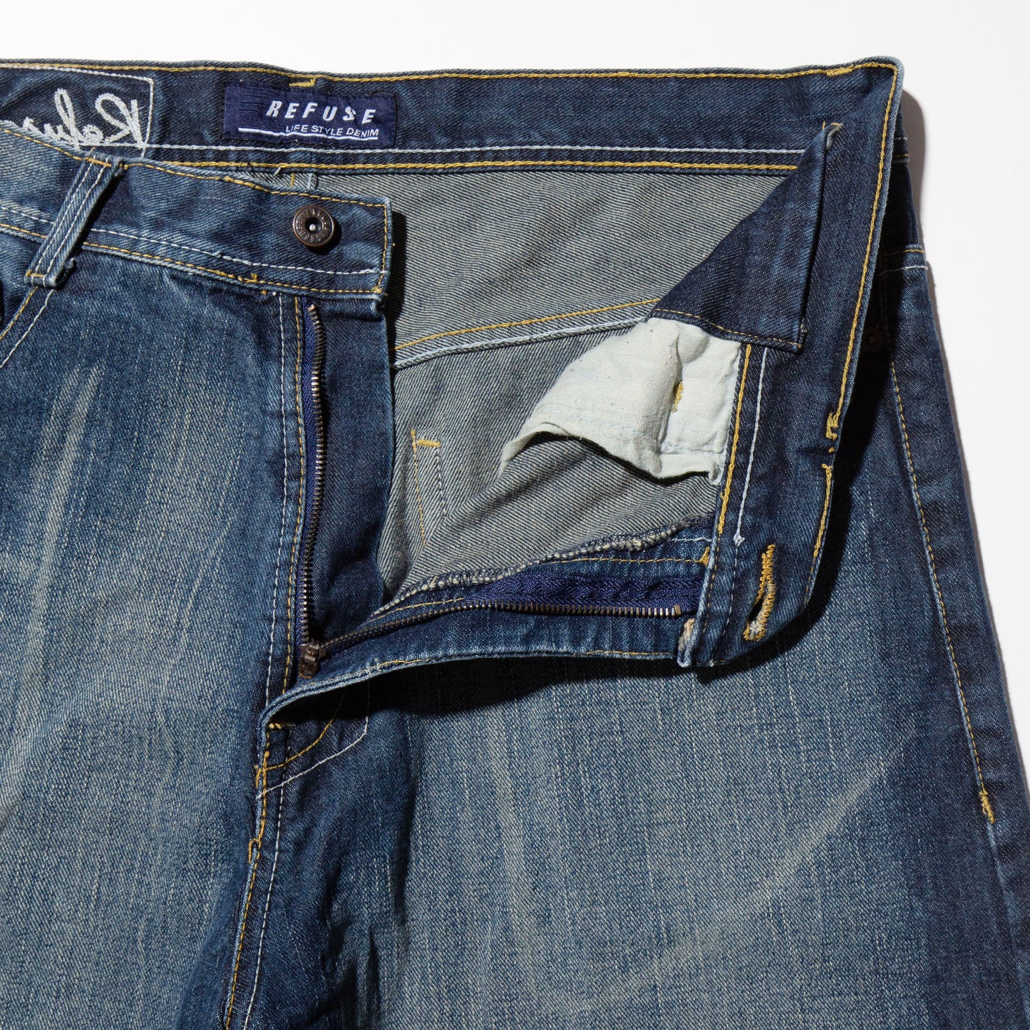 vintage cropped baggy shorts