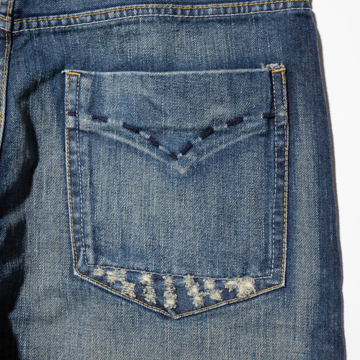 vintage cropped baggy shorts