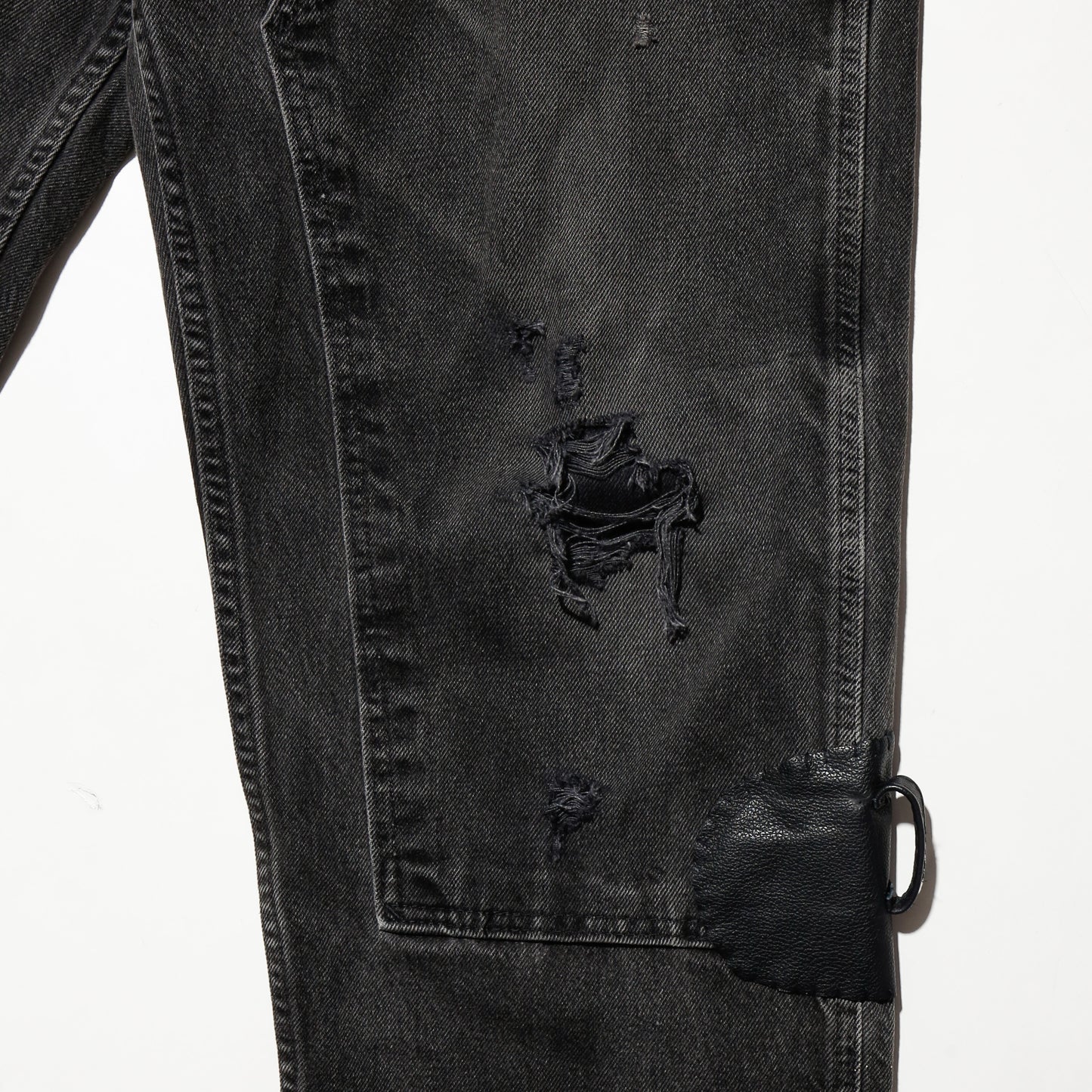 *one-off repaired double knee painter jeans
