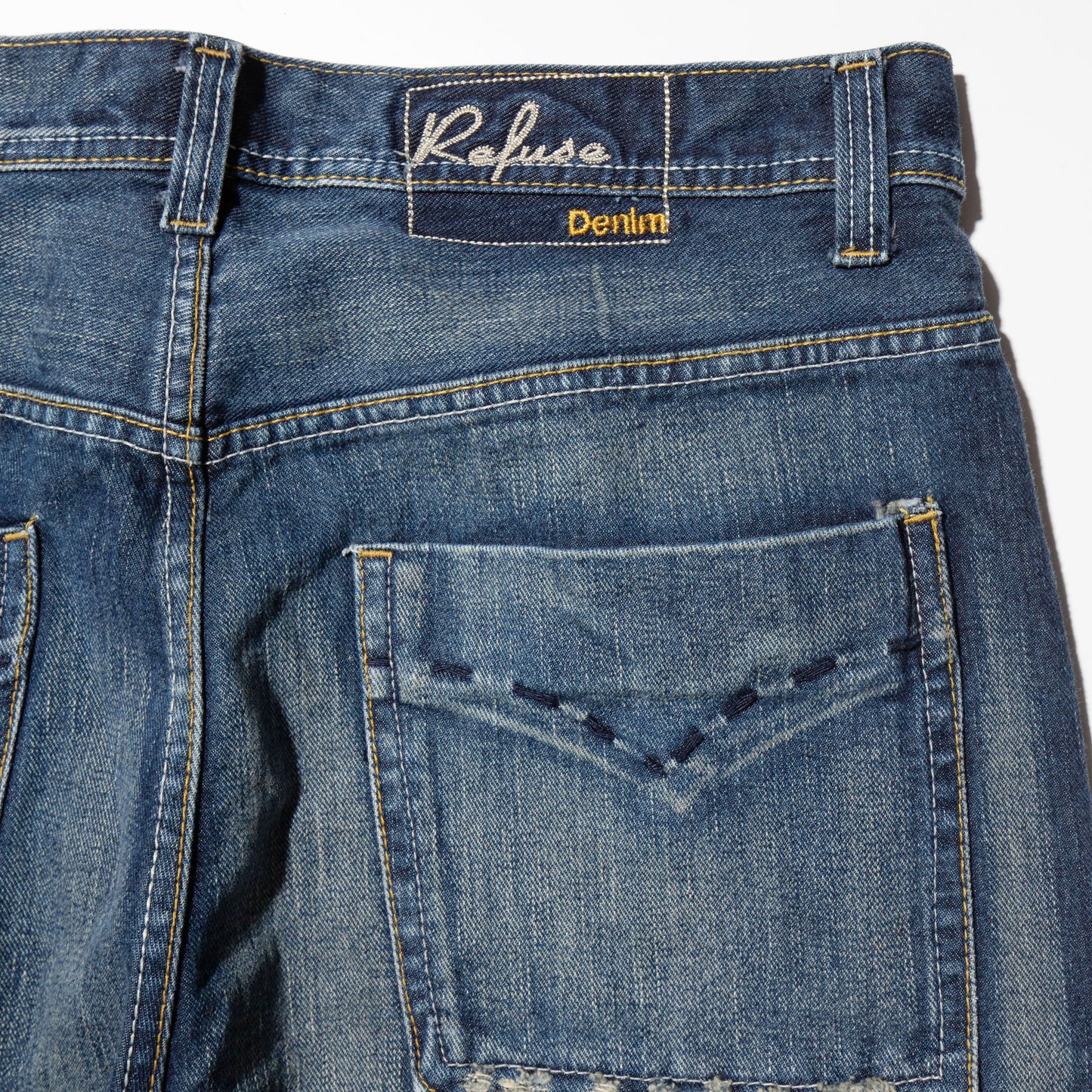 vintage cropped baggy shorts