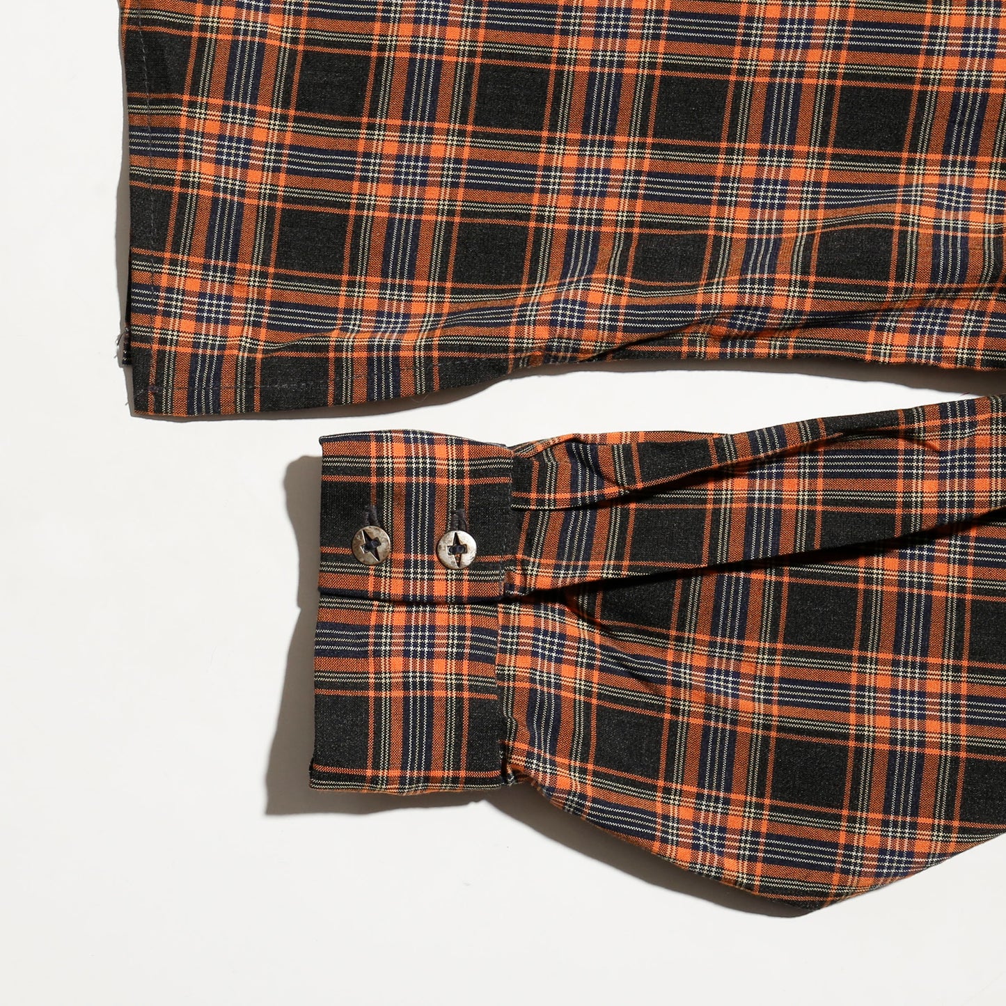 vintage check zipped drizzler jacket