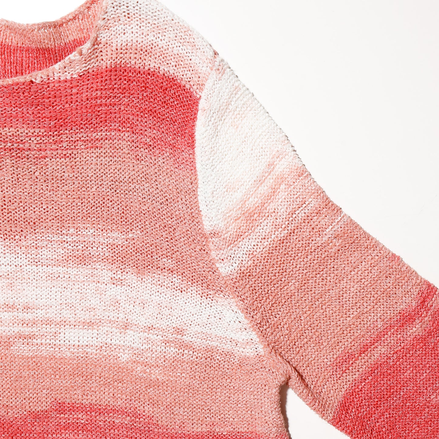 vintage melange asymmetry sweater