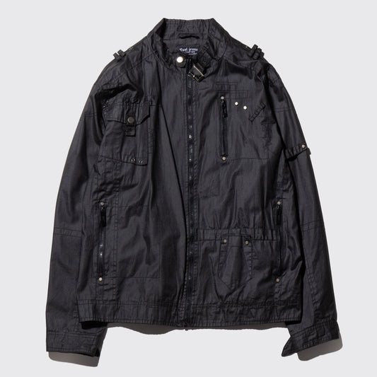 vintage coating cotton utility jacket