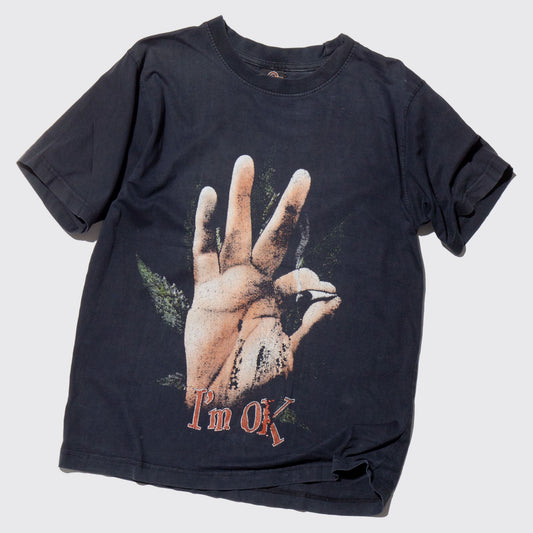 vintage 00's I'm ok cannabis t-shirt