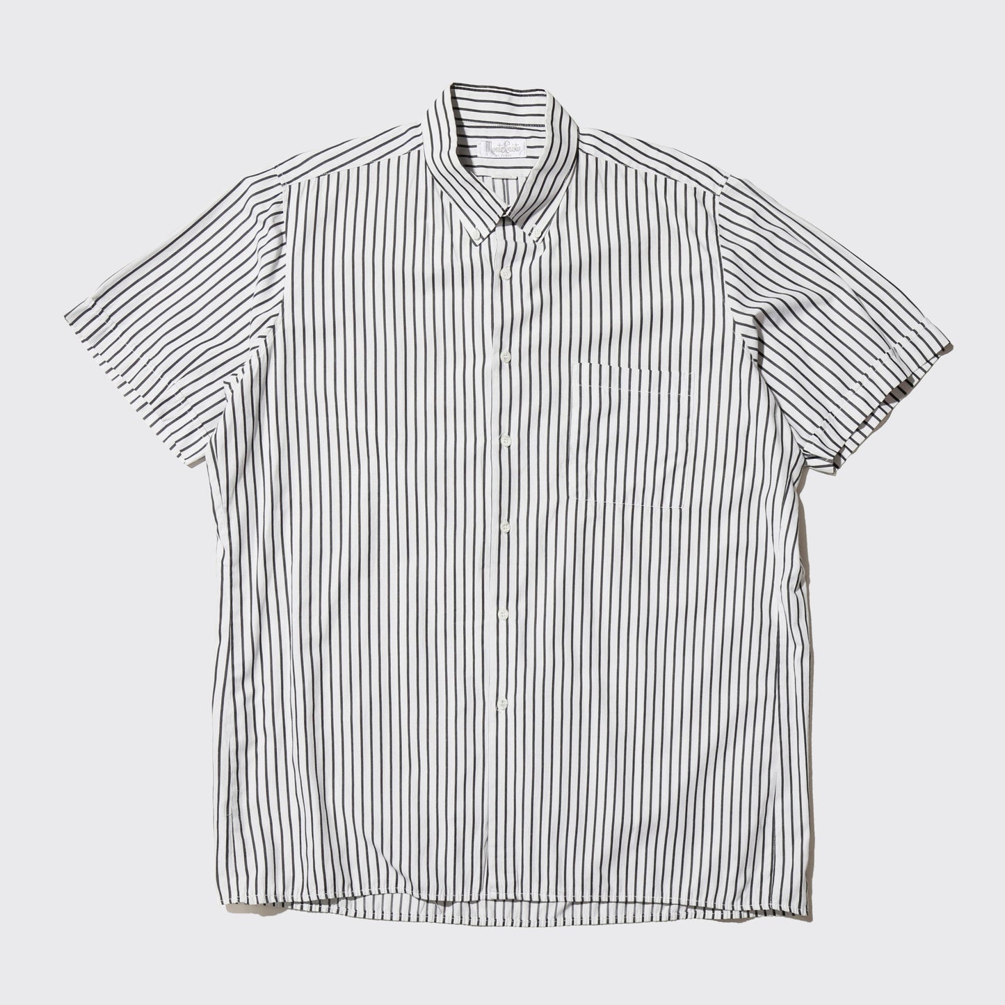 vintage euro cotton stripe h/s shirt