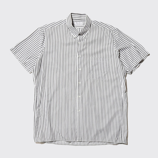vintage euro cotton stripe h/s shirt