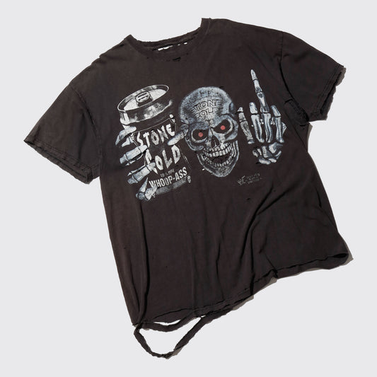 vintage 90's WWE stone cold steve austin whoop broken t-shirt