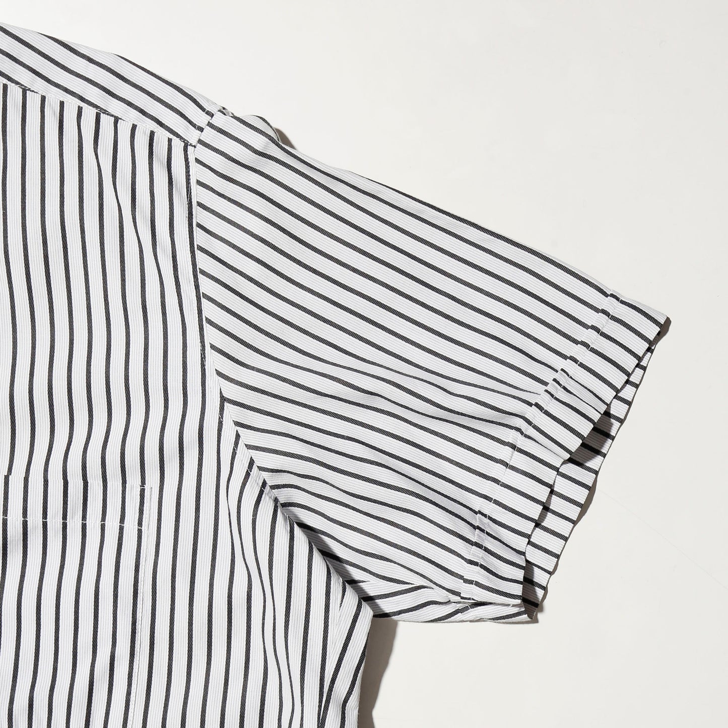 vintage euro cotton stripe h/s shirt