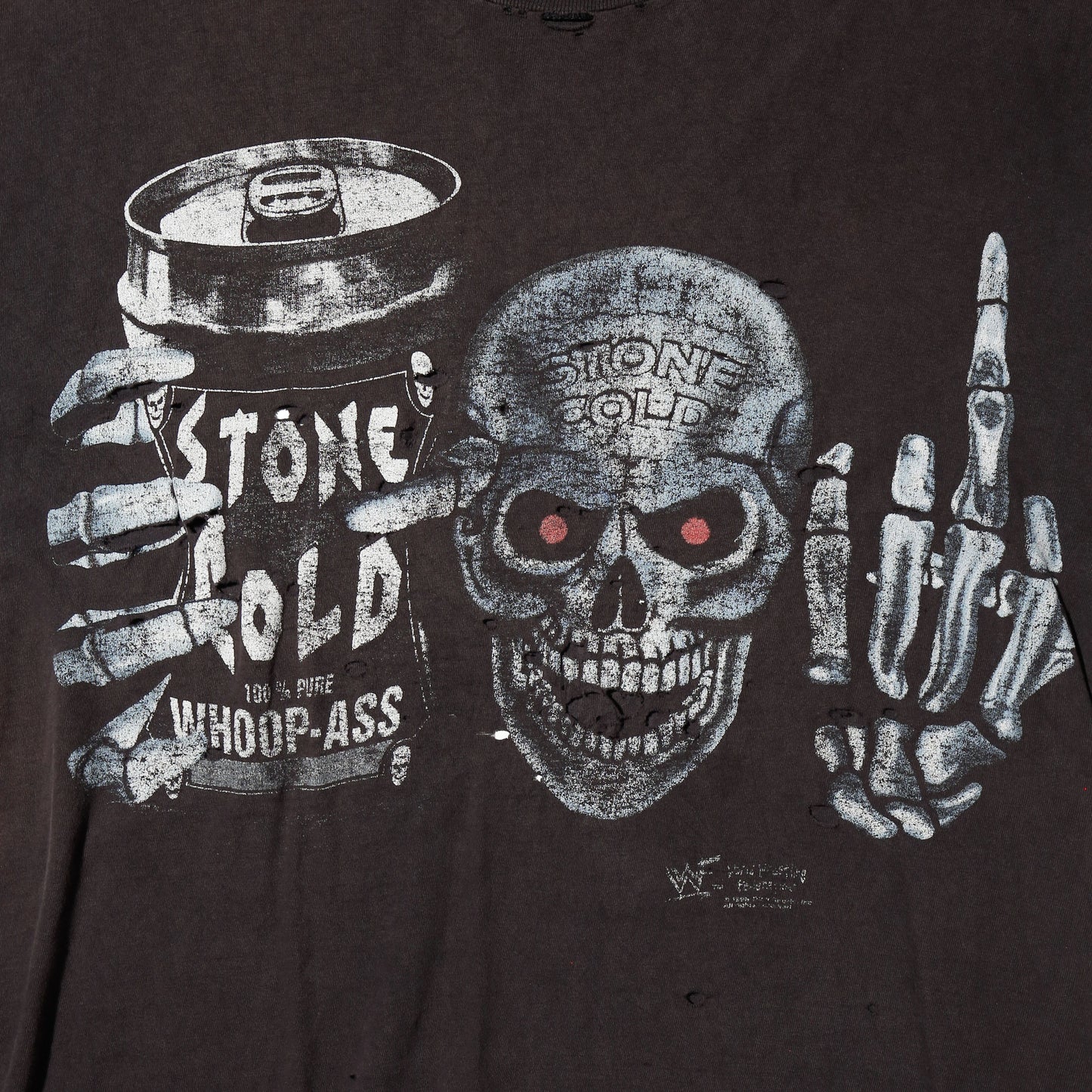 vintage 90's WWE stone cold steve austin whoop broken t-shirt