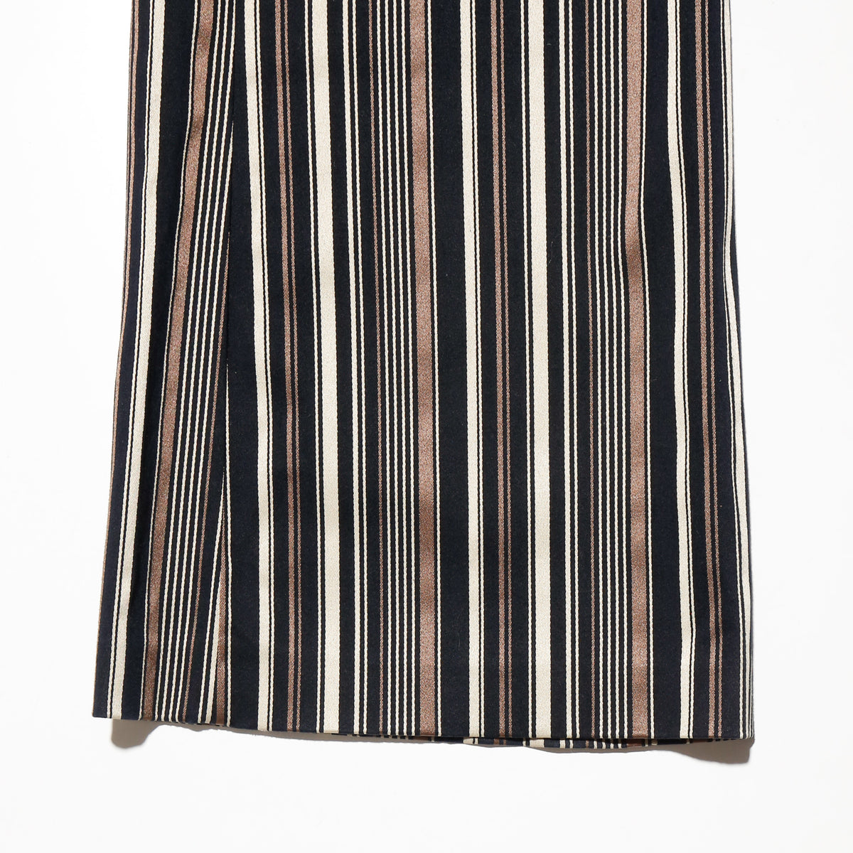 vintage low rised stripe flare trousers