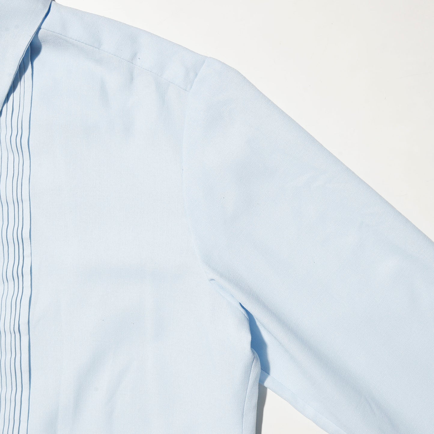 vintage 70's hand made by Barb Beltz pleats dress shirt