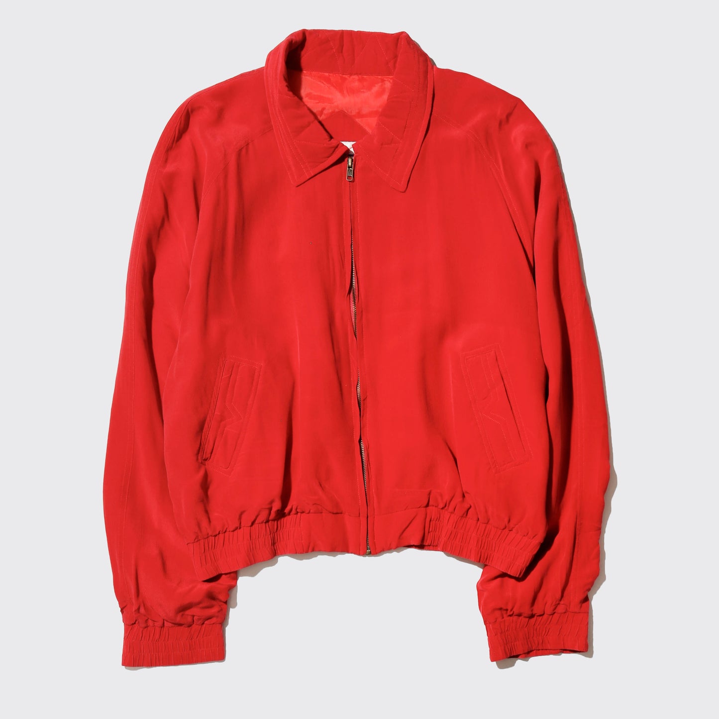 vintage psychedelic bull skull silk jacket